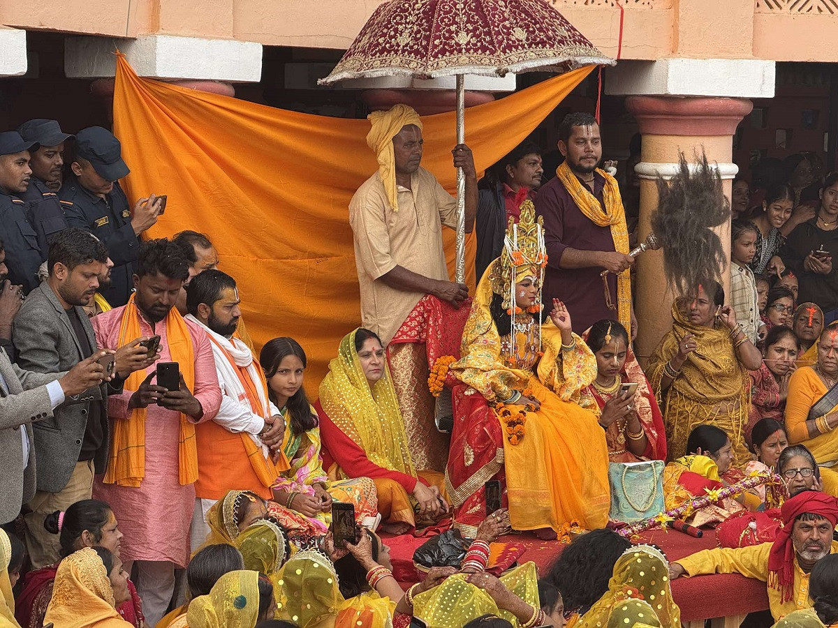 जनकपुरमा आज राम/सीता विवाह उत्साव