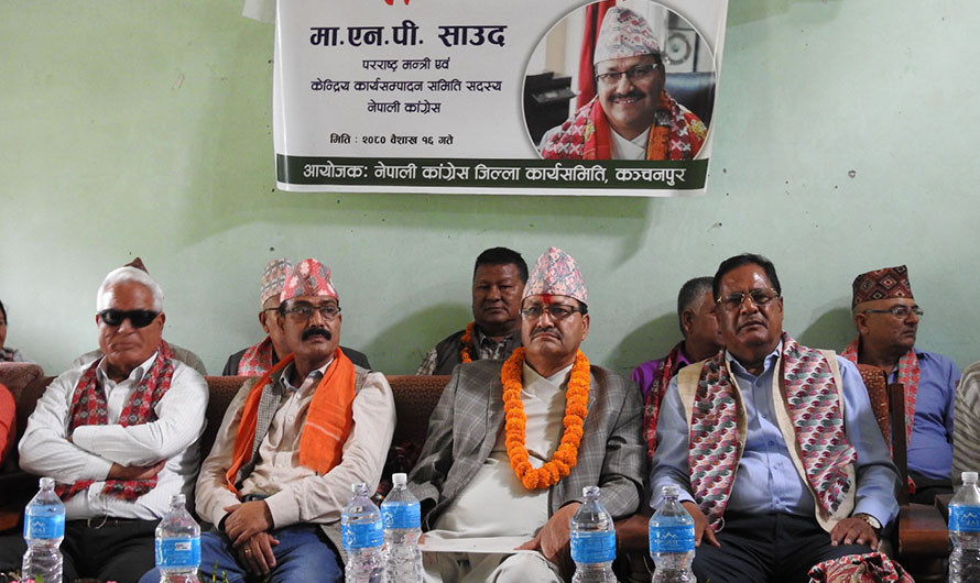 चर्का कुरा गरेर परराष्ट्र नीति हुन सक्दैन: मन्त्री साउद