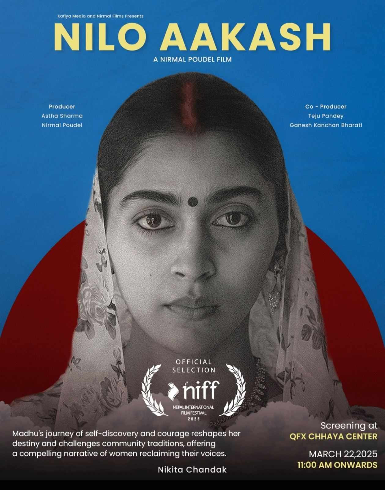 निर्देशक निर्मल पौडेलको ‘निलो आकाश’ निफको प्रमुख आकर्षण