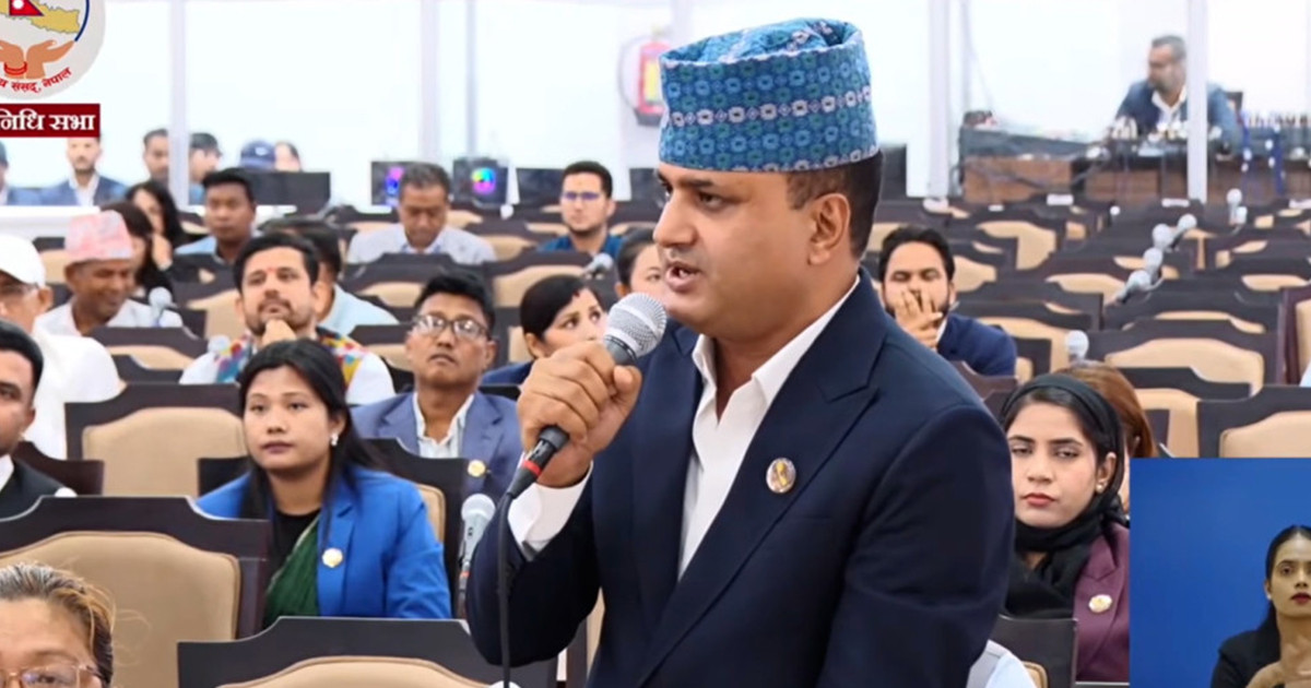 त्रिशूली–३ ए सुरुङमा फसेकाको उद्धारबारे संसदमा जानकारी गराउन सांसद बोहराको माग