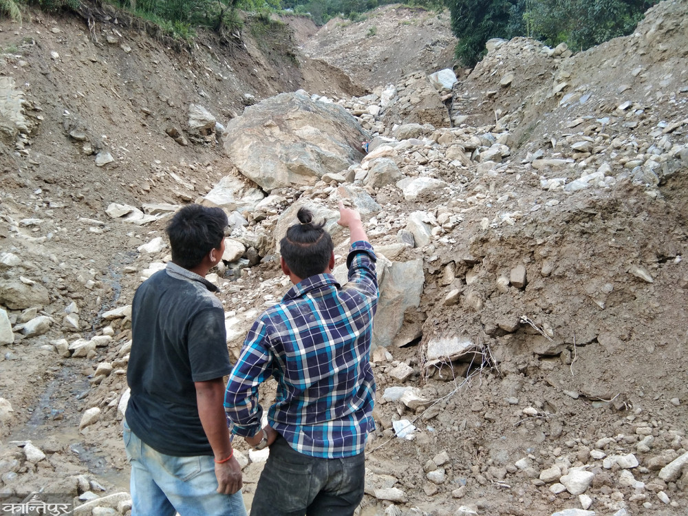 दुई दिनदेखि कालीगण्डकी करिडोर ठप्प