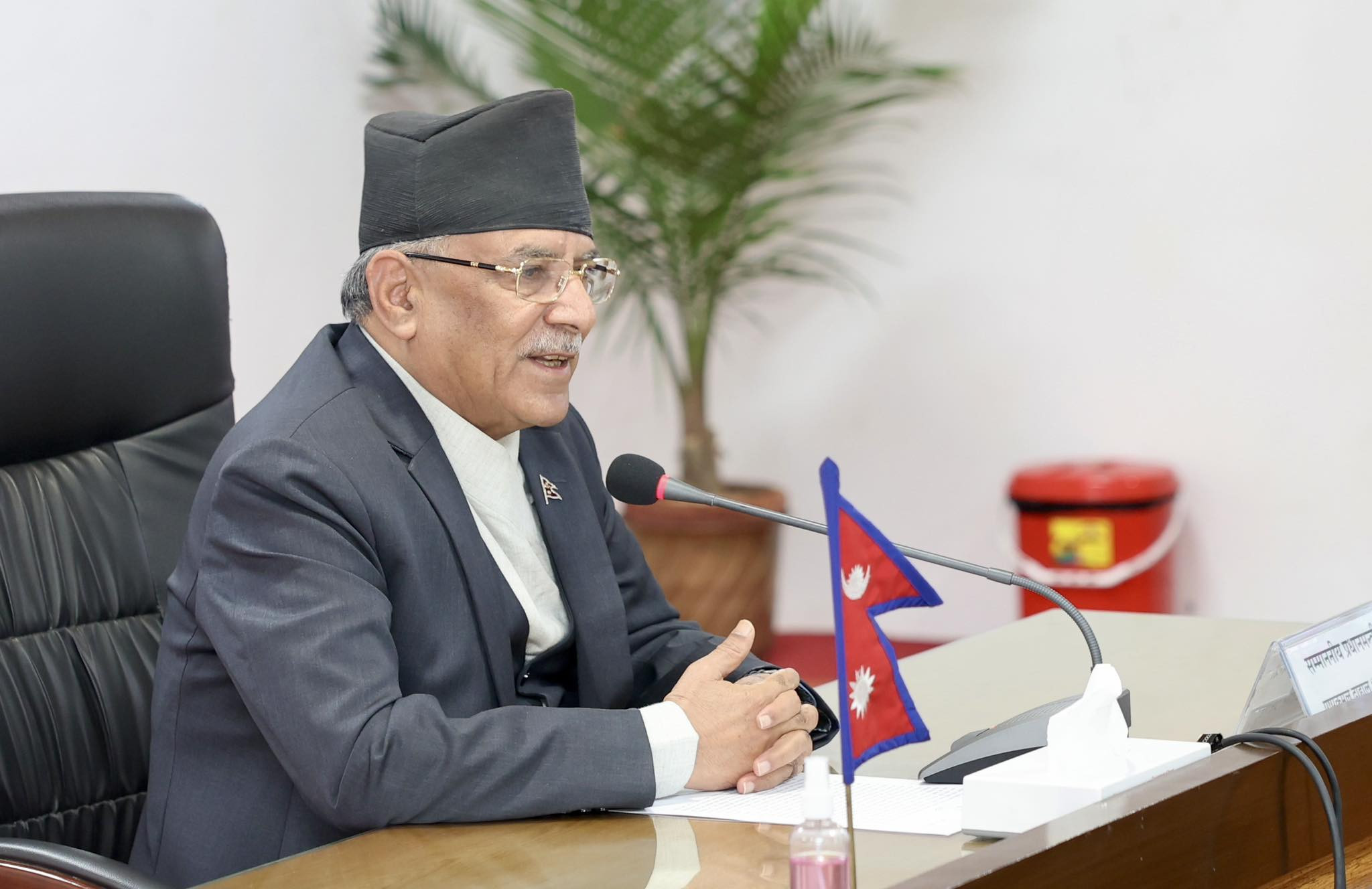ऋण र ब्याज तिर्न पर्दैन भन्ने अराजकतालाई छुट दिन सकिँदैन : प्रधानमन्त्री प्रचण्ड