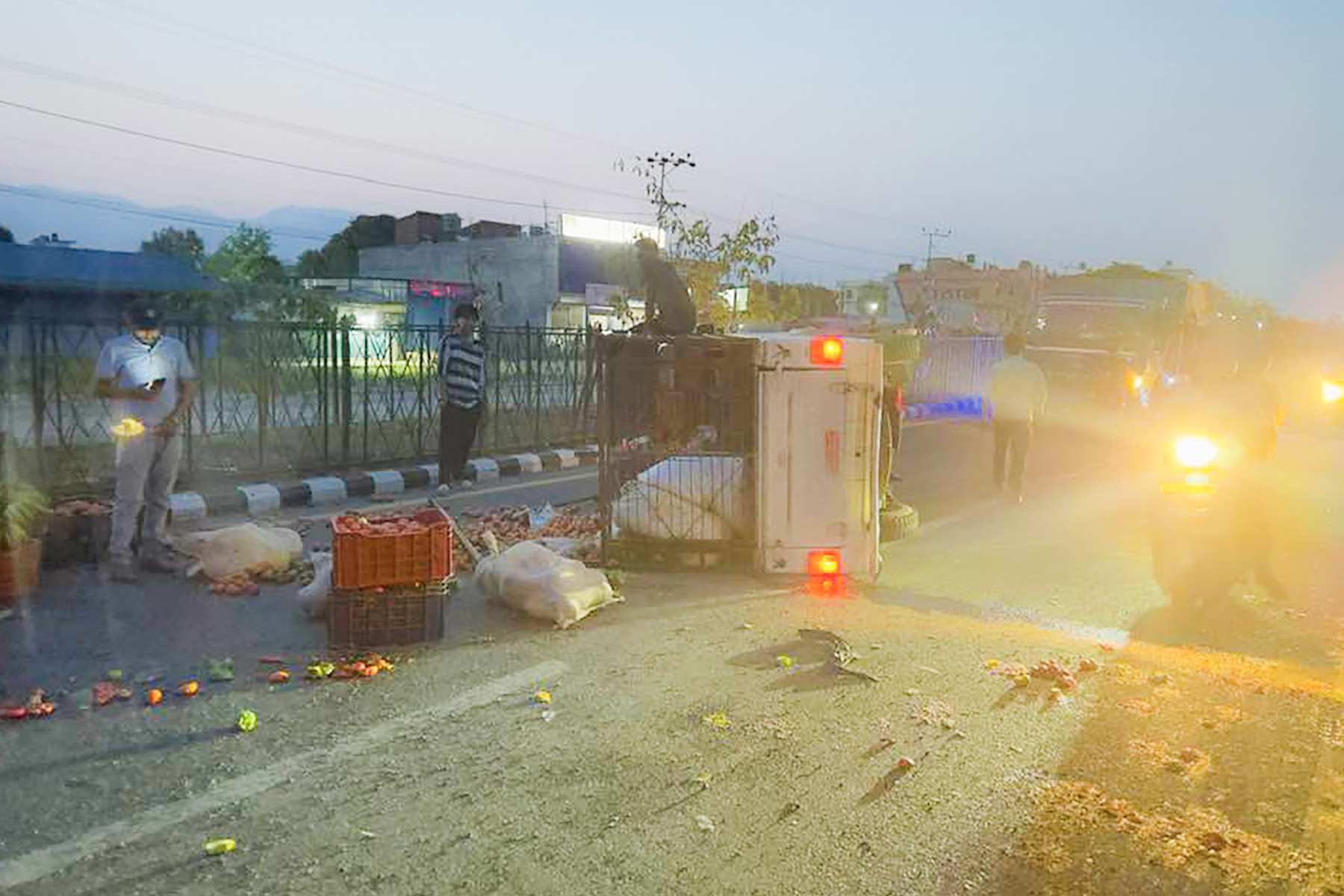 गाडी दुर्घटना