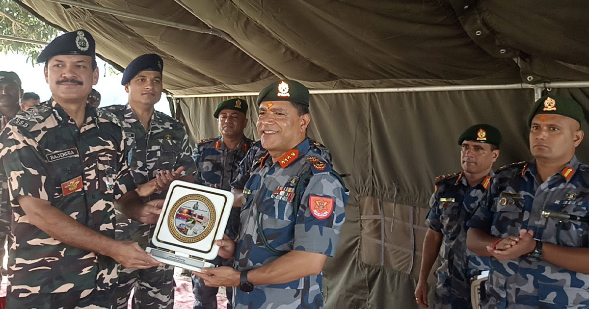 नेपाल–भारत सुरक्षा अधिकारीबीच बैठक, सीमा सुरक्षामा सहकार्य बढाउने प्रतिबद्धता