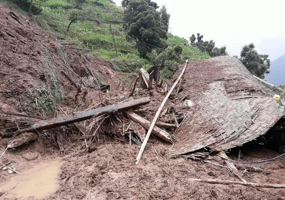 सङ्खुवासभामा बाढीपहिरोबाट ४३ परिवार विस्थापित