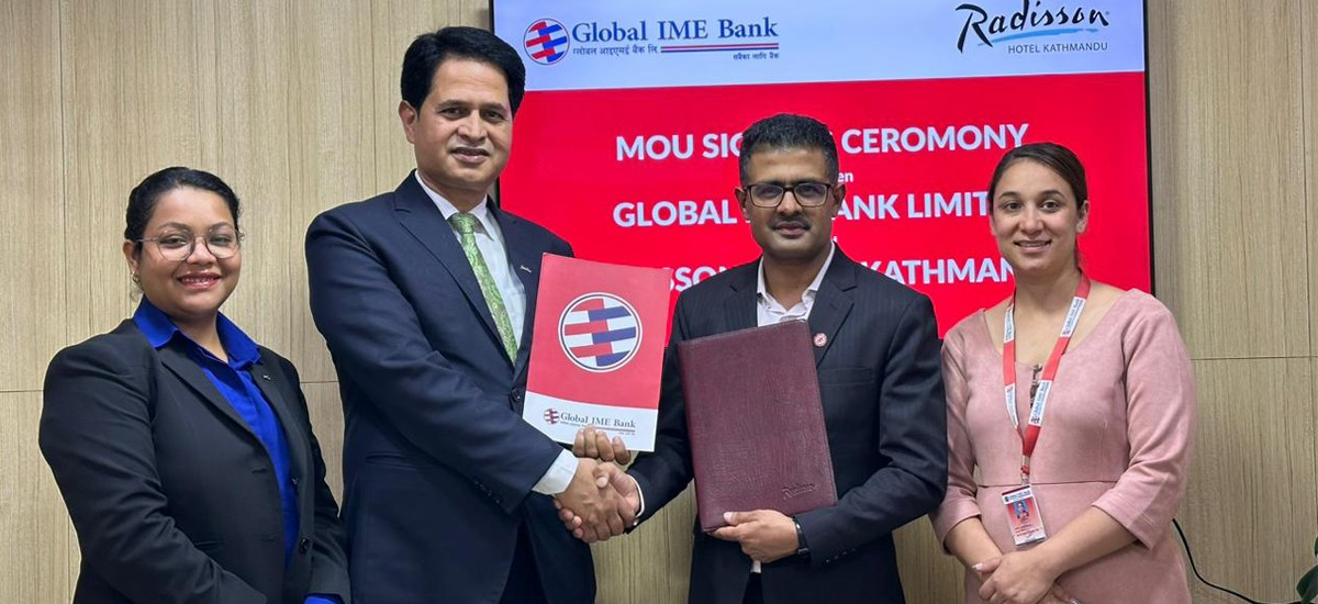 ग्लोबल आइएमई बैंकका कार्डबाहकलाई र्‍याडिसन होटल, काठमाडौँमा १५ प्रतिशत छुट