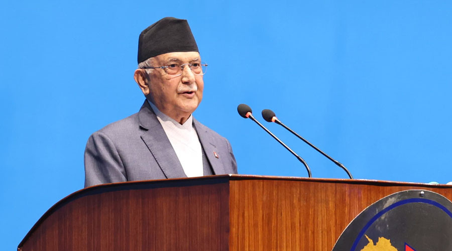 बजेट अधिवेशनको बैठकलाई प्रधानमन्त्री ओलीले सम्बोधन गर्ने