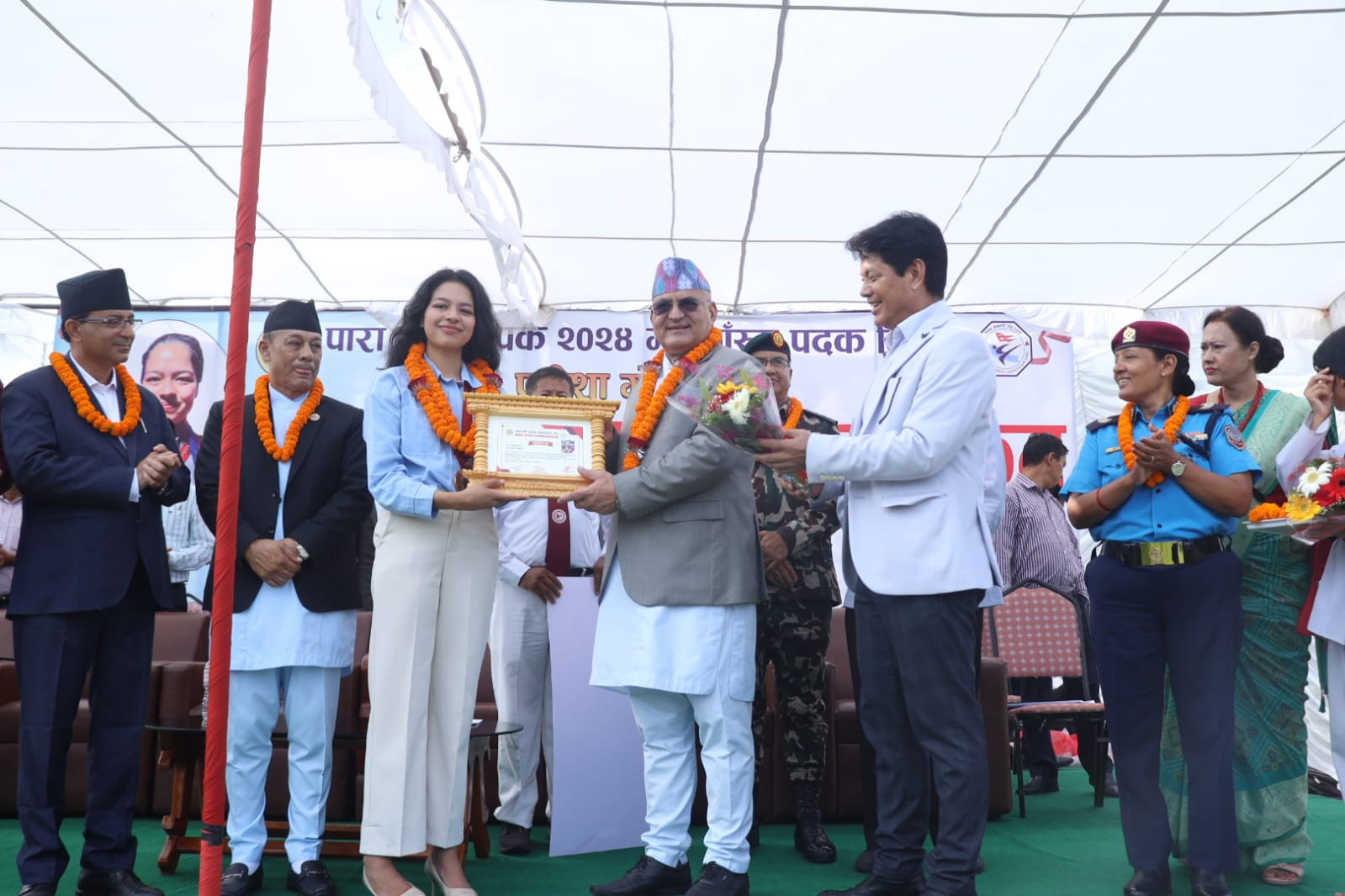 पारा ओलम्पिक विजेता पलेसालाई पोखरामा सम्मान