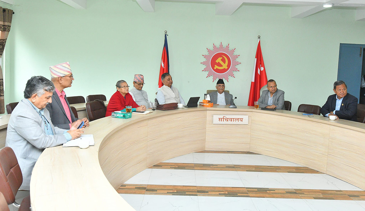 नेकपा एमालेको पोलिटब्युरो बैठक आज बस्ने