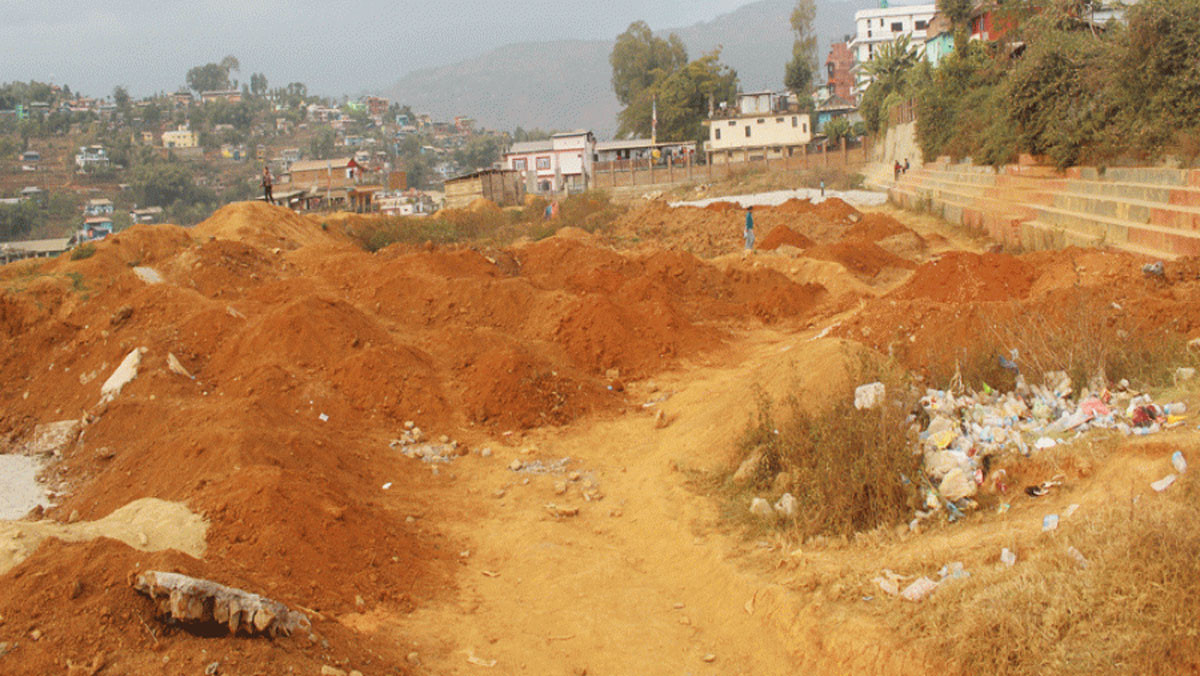 खेलमैदान निर्माण कार्य अलपत्र, खेलकुदका गतिविधि ठप्प