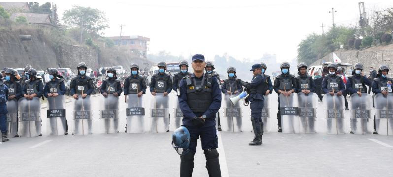 नयाँबानेश्वर क्षेत्रमा कर्फ्यू जारी