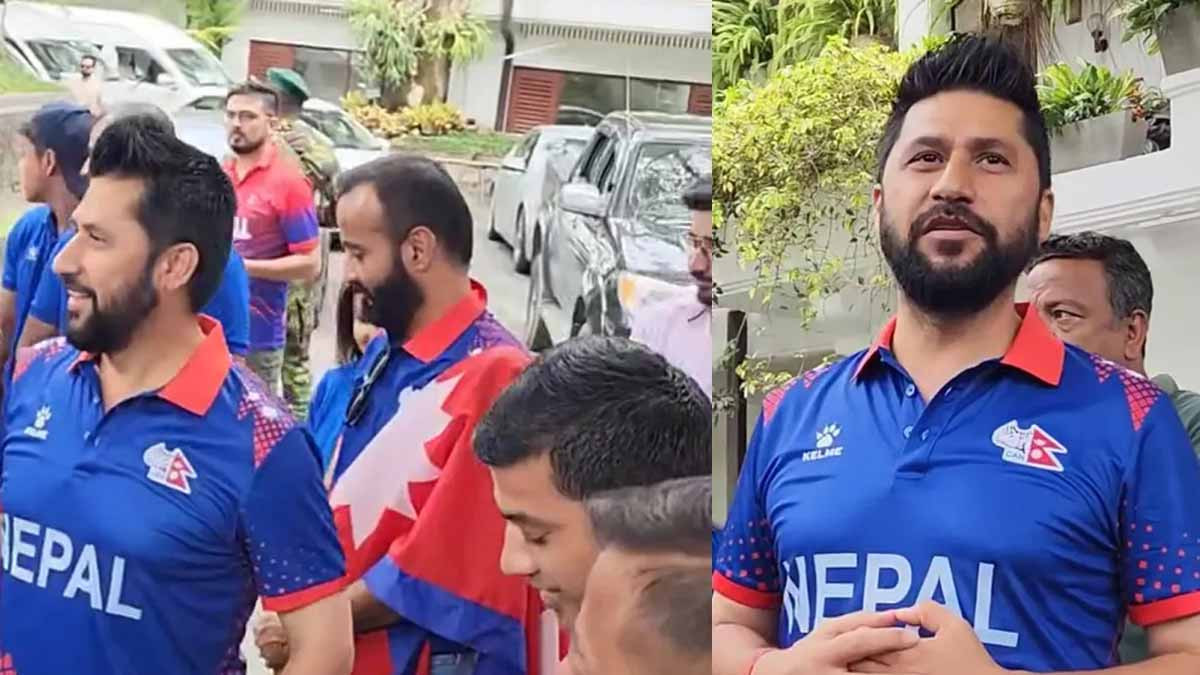 खेलाडीको मनोबल बढाउन नेपाली समर्थक पुगे श्रीलंका