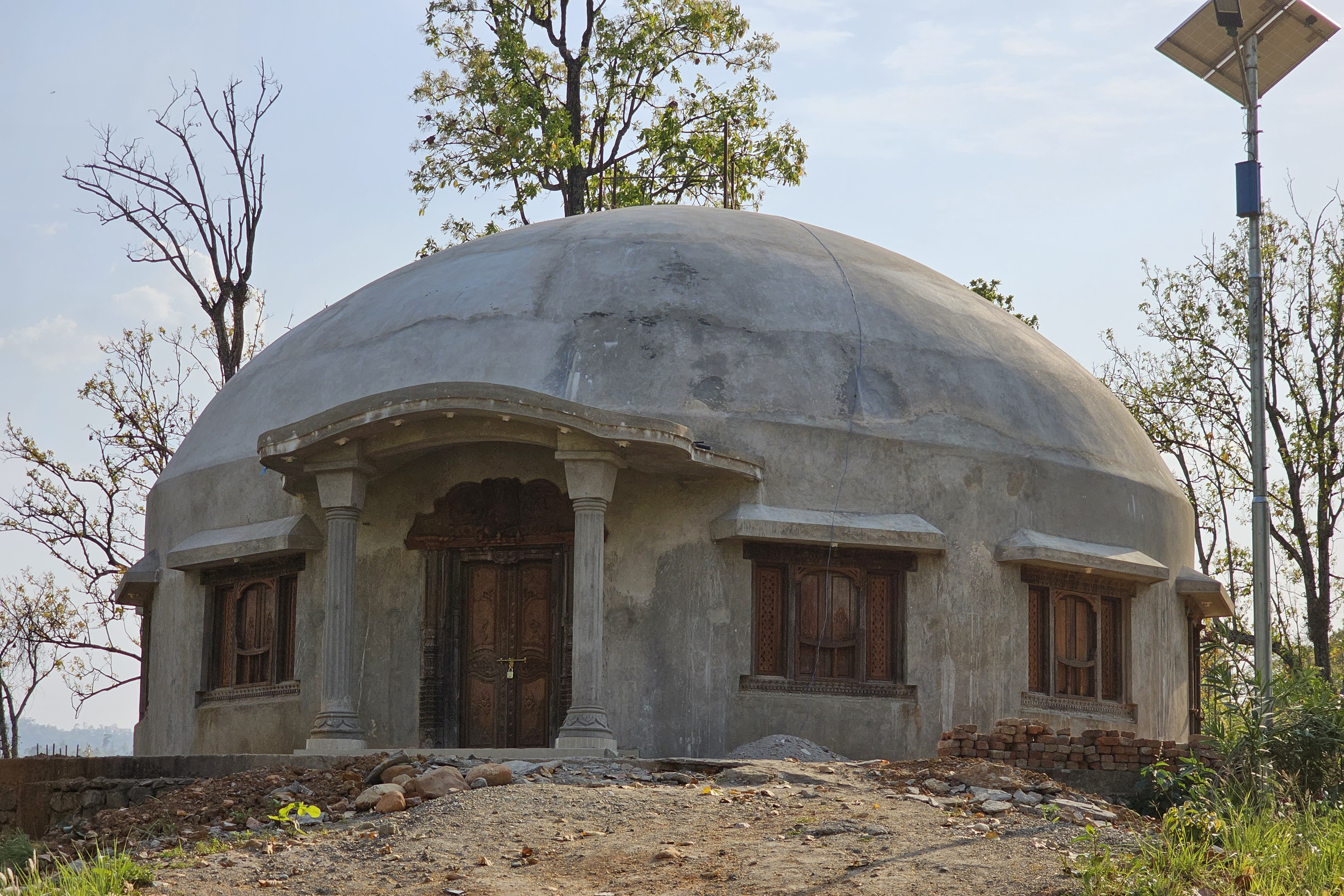 निर्माणाधीन बोधिज्ञान तपोभूमि बौद्ध विहार