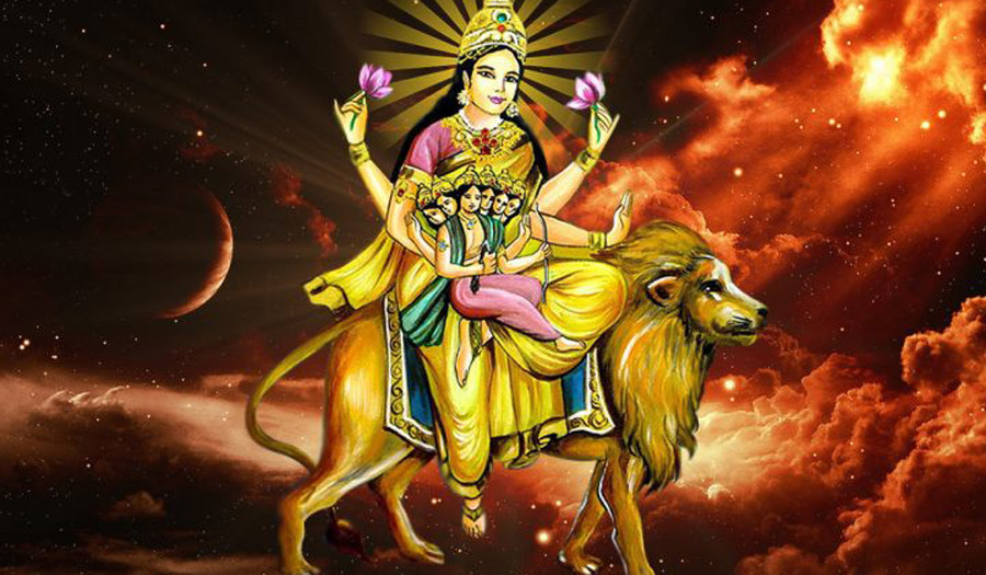 बडादशैँको पाँचौँ दिन, स्कन्दमाताको पूजा आराधना गरिँदै
