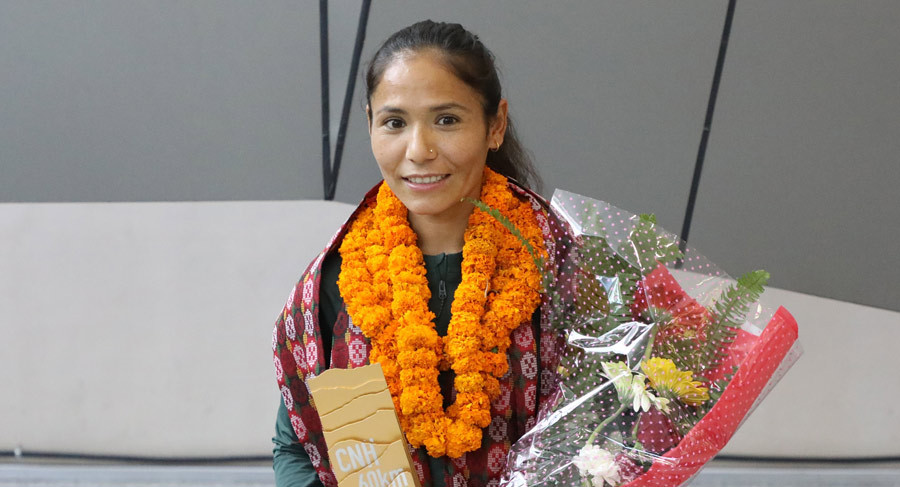विश्व माउन्टेन तथा ट्रेल रन च्याम्पियनसिपमा सुनमायाले दोस्रो स्थान हासिल गरिन