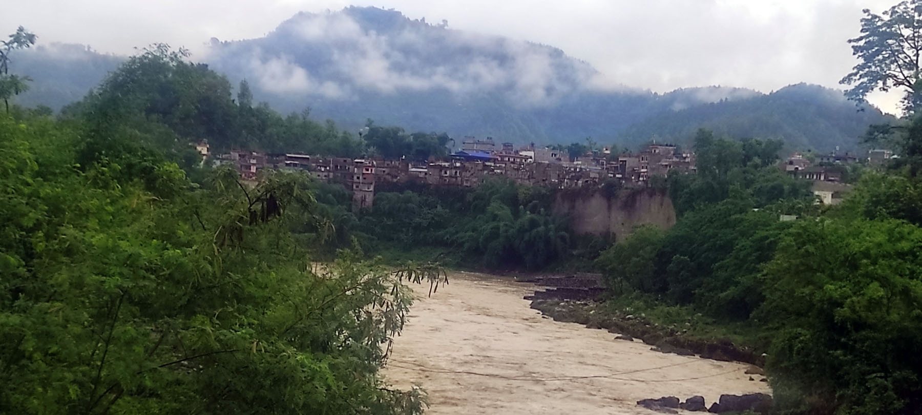 बाढीको जोखिम भिमाद बजार क्षेत्र