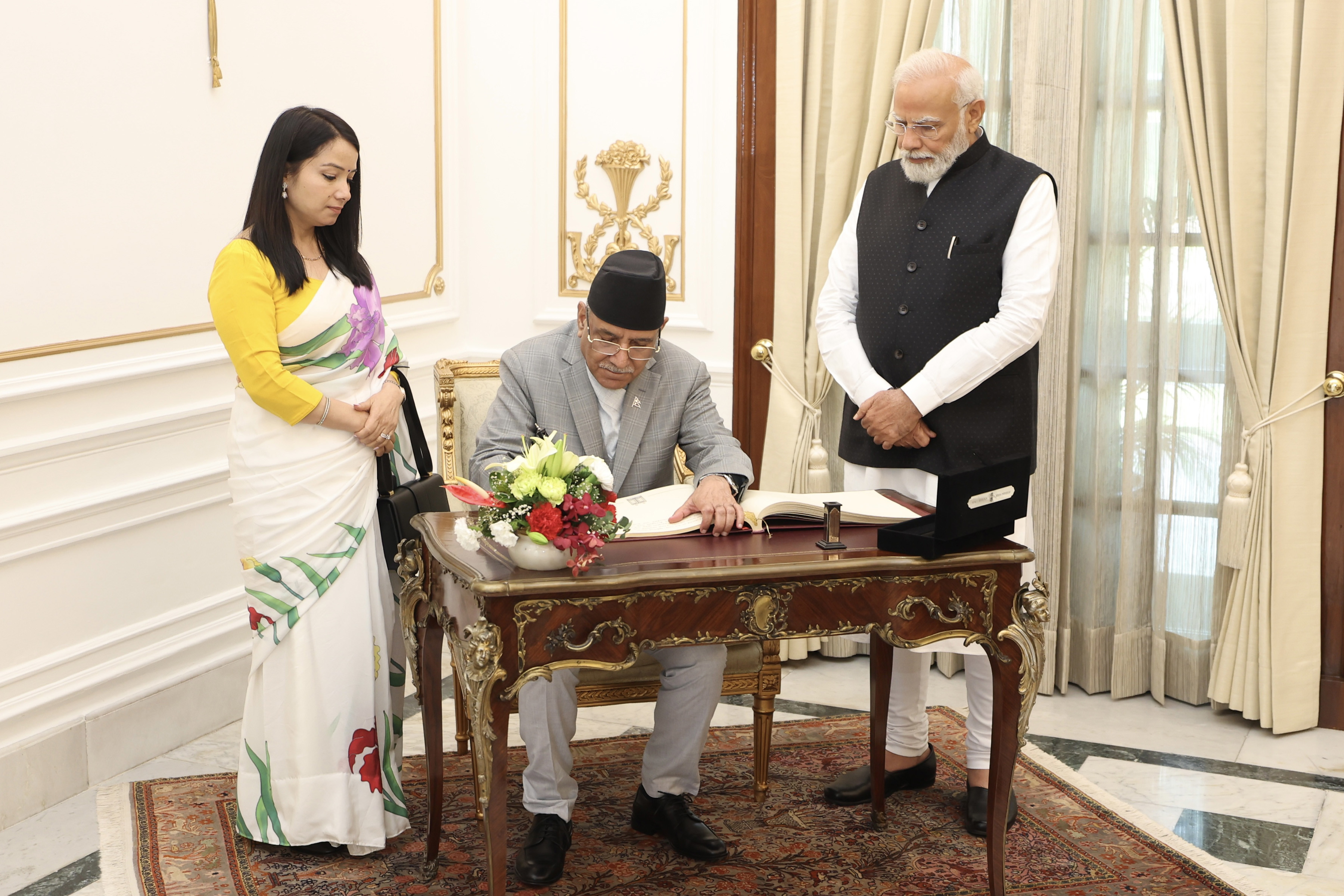 प्रधानमन्त्री प्रचण्डको भारत भ्रमण : ऊर्जा व्यापारमा ऐतिहासिक सहमति