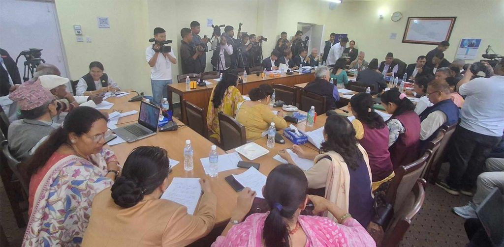 शिक्षा समिति बैठकमा श्याम घिमिरे र सुमना श्रेष्ठबीच नोकझोक