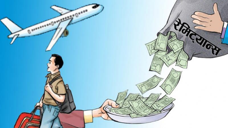 चालु आर्थिक वर्षको दुई महिनामा ३ खर्ब ५२ अर्ब आठ करोड रुपैयाँ रेमिट्यान्स भित्रियो