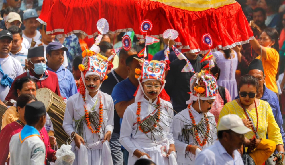आज भाद्र कृष्ण प्रतिपदा, गाइजात्रा पर्व मनाइँदै
