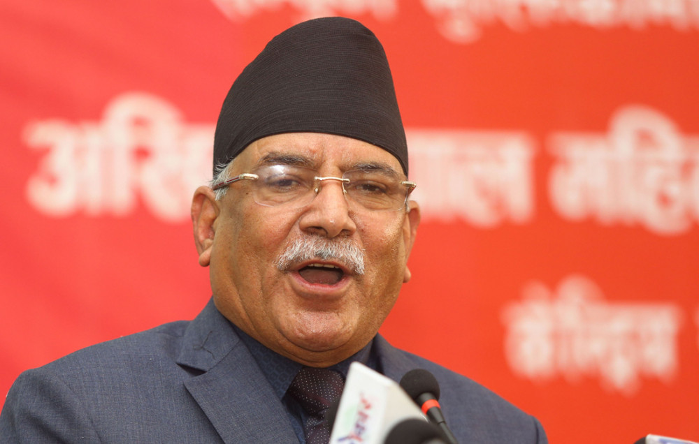 वामपन्थी शक्तिलाई ध्रुवीकरणको अभियानमा जुट्न अध्यक्ष दाहालको अपिल