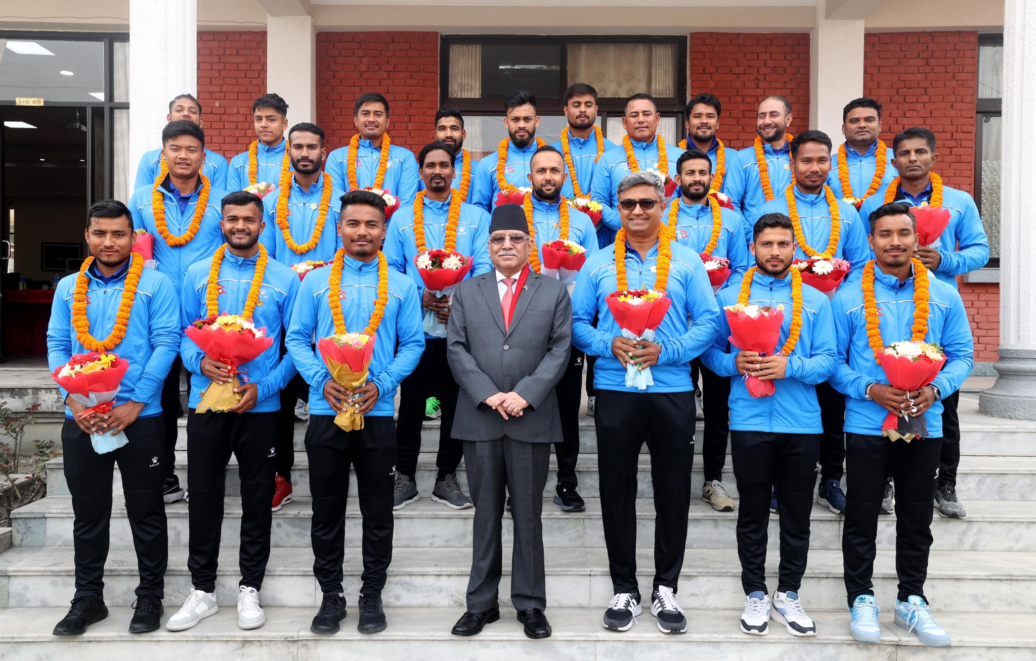 विश्वकप लिग २ मा तेस्रो स्थान हाँसिल गर्न सफल प्रत्येक खेलाडीलाई ३ लाख दिने सरकारको घोषणा