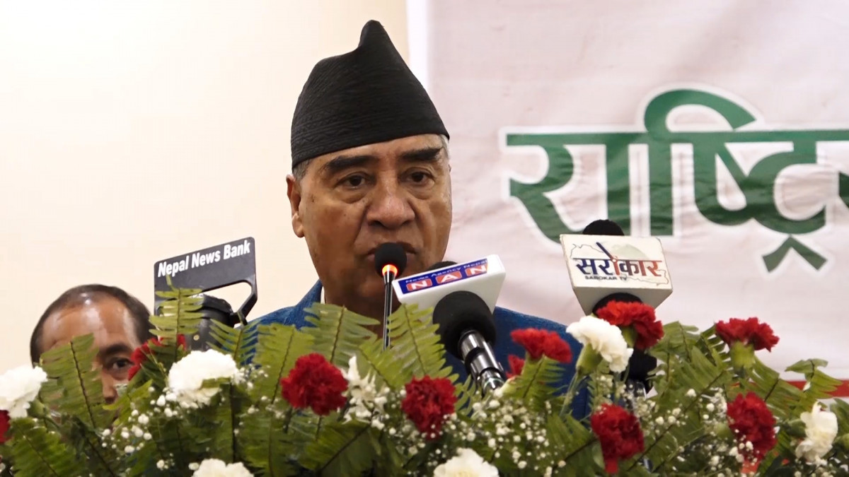 देशलाई समृद्धि र विकासतर्फ अघि बढाउनु पर्छः सभापति देउवा
