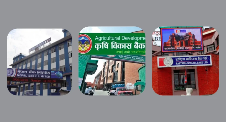 सरकारी बैंकको वित्तीय अवस्था खस्कँदो, कृषि विकास बैंक झनै कमजोर