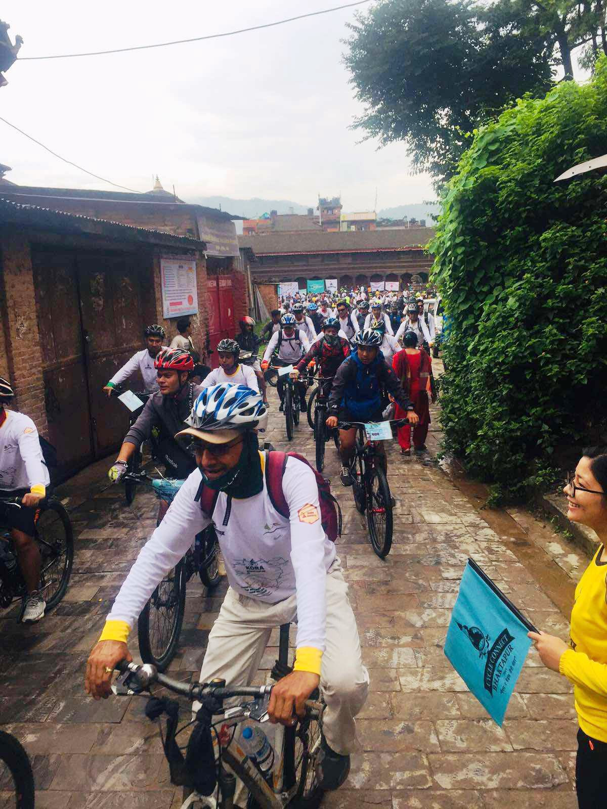‘कोरा भक्तपुर साइकलिङ च्यालेन्ज’ सुरु