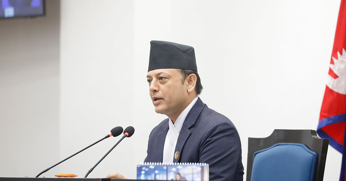 विपद् जोखिम न्यूनीकरणमा प्रभावकारी भूमिका खेल्न सरकारलाई सभामुख अर्यालको रुलिङ