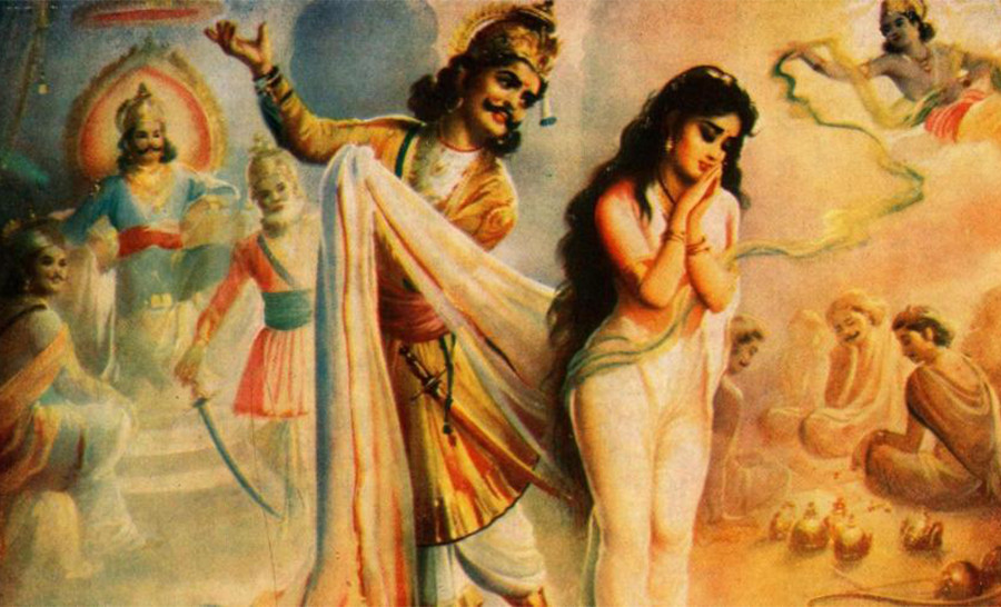 द्रौपदीले यसकारण गर्नुपरेको थियो पाँच जनासँग विवाह