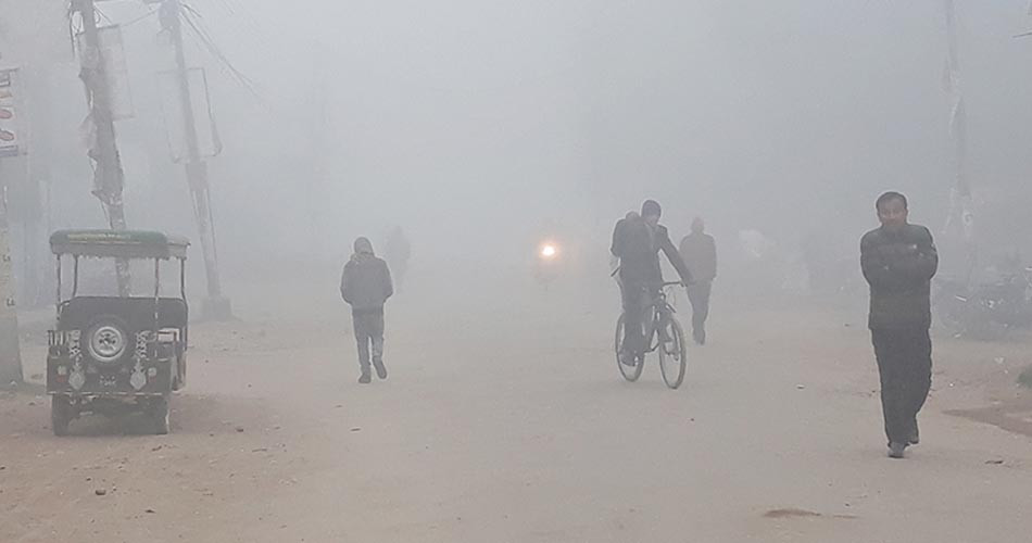 देशभर नै पश्चिमी वायुको प्रभाव : तराई–मधेशका धेरै ठाउँमा आज हुस्सु