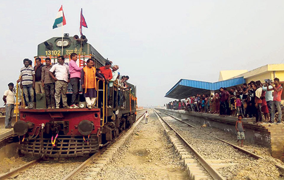 आजदेखि कोलकातादेखि सीधै विराटनगर रेलवे कार्गो ढुवानी शुरु